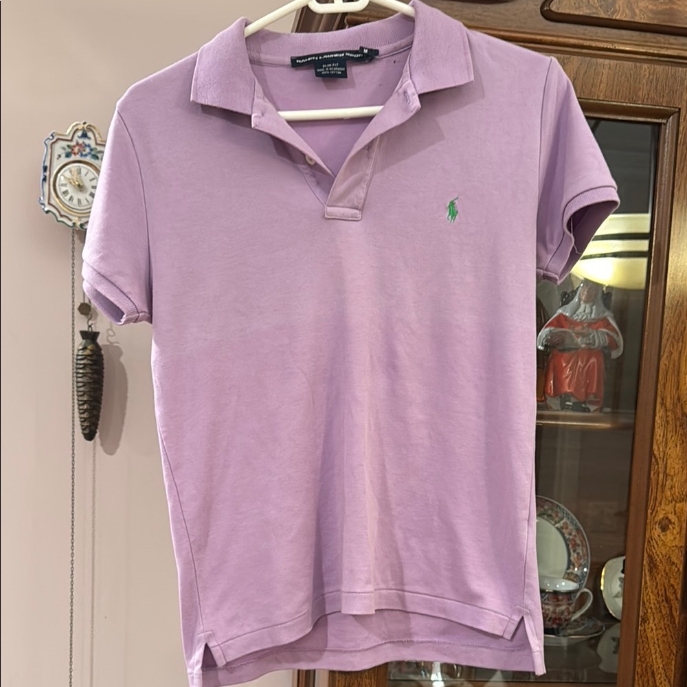 Ralph Lauren Purple Polo Shirt for Men